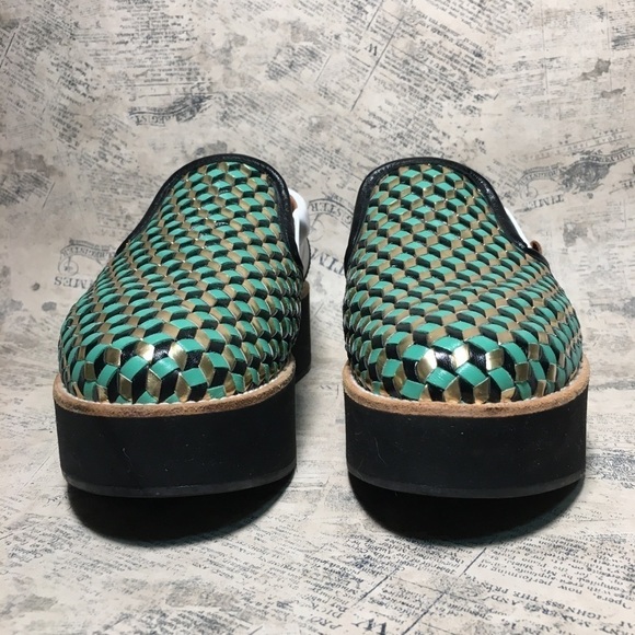 Flamingos coconut metallic platform sneakers - Picture 3 of 15